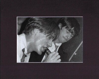 8X10'' Matted Print Photo Picture Punk New Wave Band: The Mumps, 1978