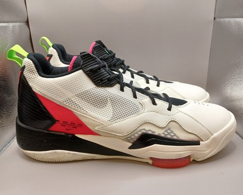 シューズ(男性用) NIKE Air JORDAN zoom '92 CK9184-100 Jordan Zoom 92 Sail Flash Crimson Electric Green Men's