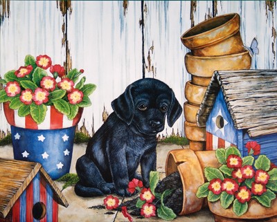 (16 x 20) Art Print MD0303 Jane Maday I Didnt Do It