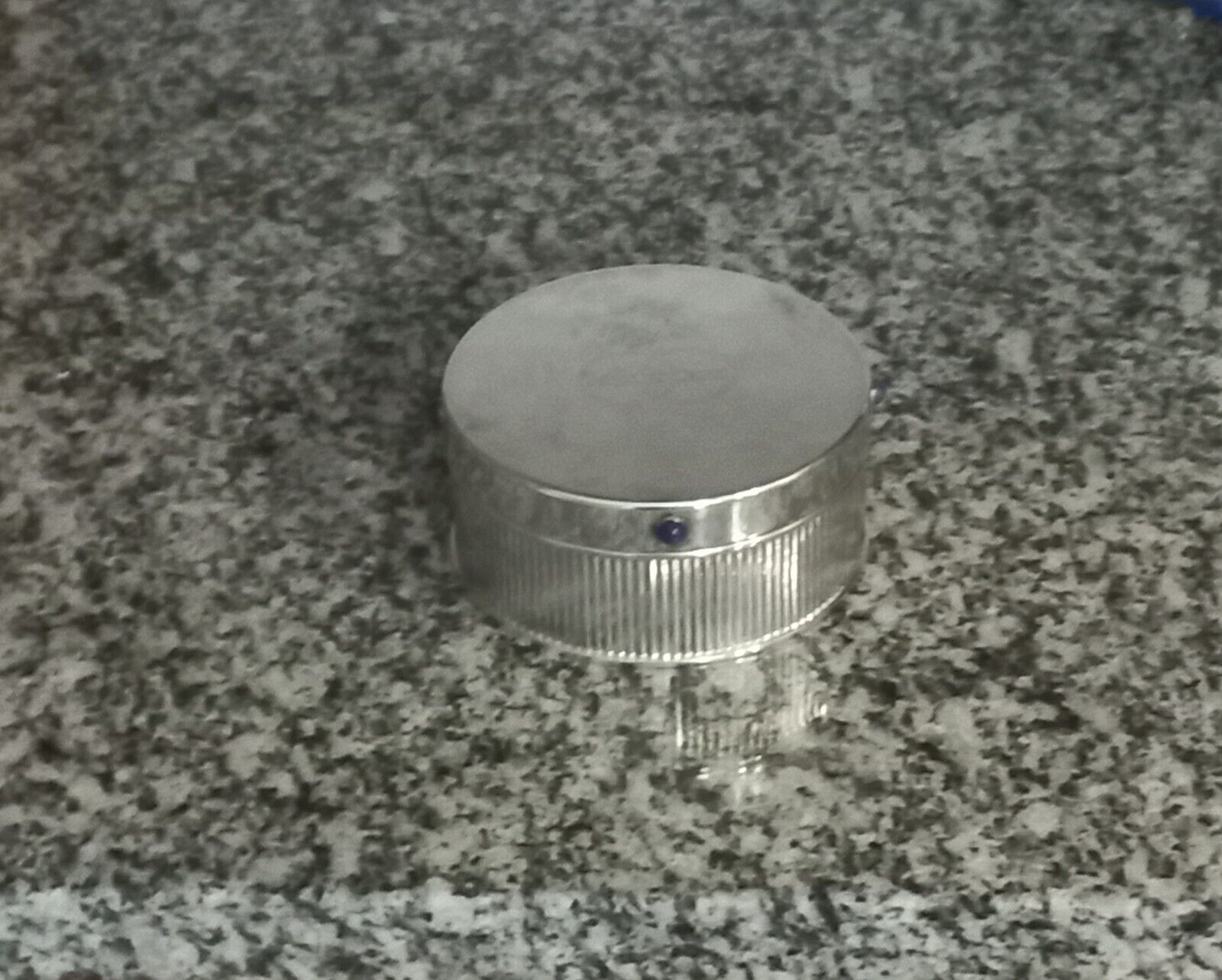Cartier Silver Round Lidded-Box with 4 Lapis Stones | eBay Cartier Silver Round Lidded-Box with 4 Lapis Stones | eBay