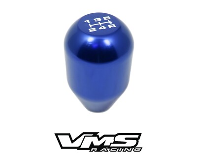 VMS RACING BLUE TYPE-R CNC BILLET GEAR LEVER SHIFT KNOB FOR MAZDA 5 SPEED