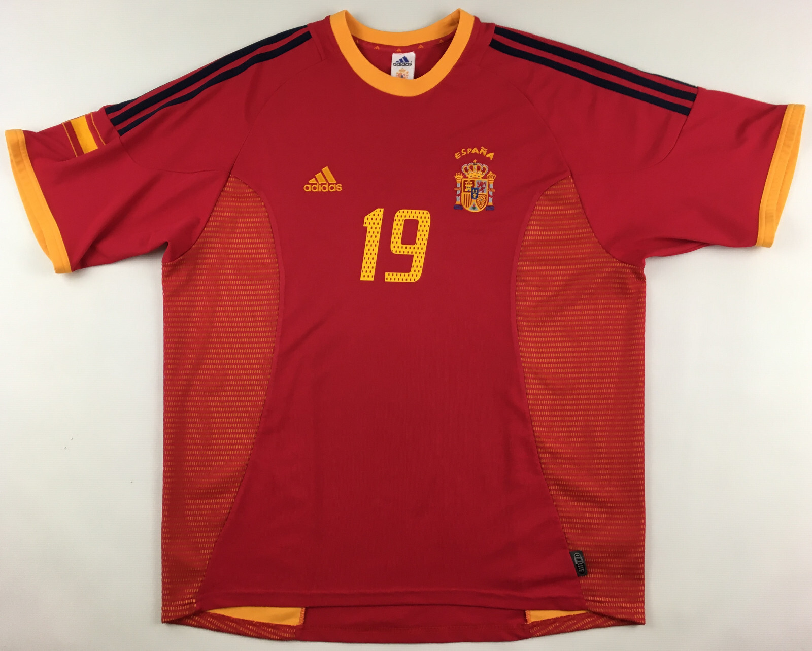 Spain España #19 Xavi 2002 World Cup home Nike shirt Spain España #19 Xavi 2002 World Cup home Nike shirt