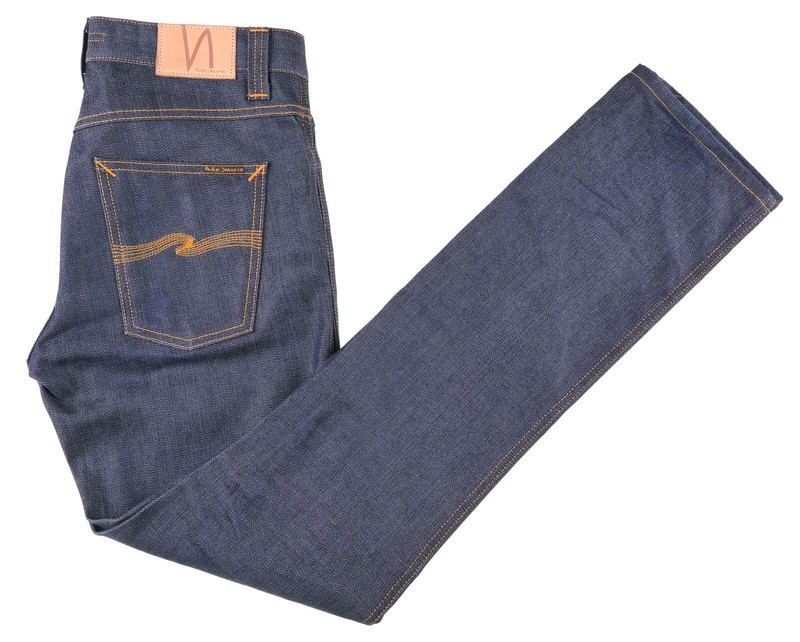 Slim Jim Dry Broken Twill Organic Cotton Mens Denim Jean 31 X 34