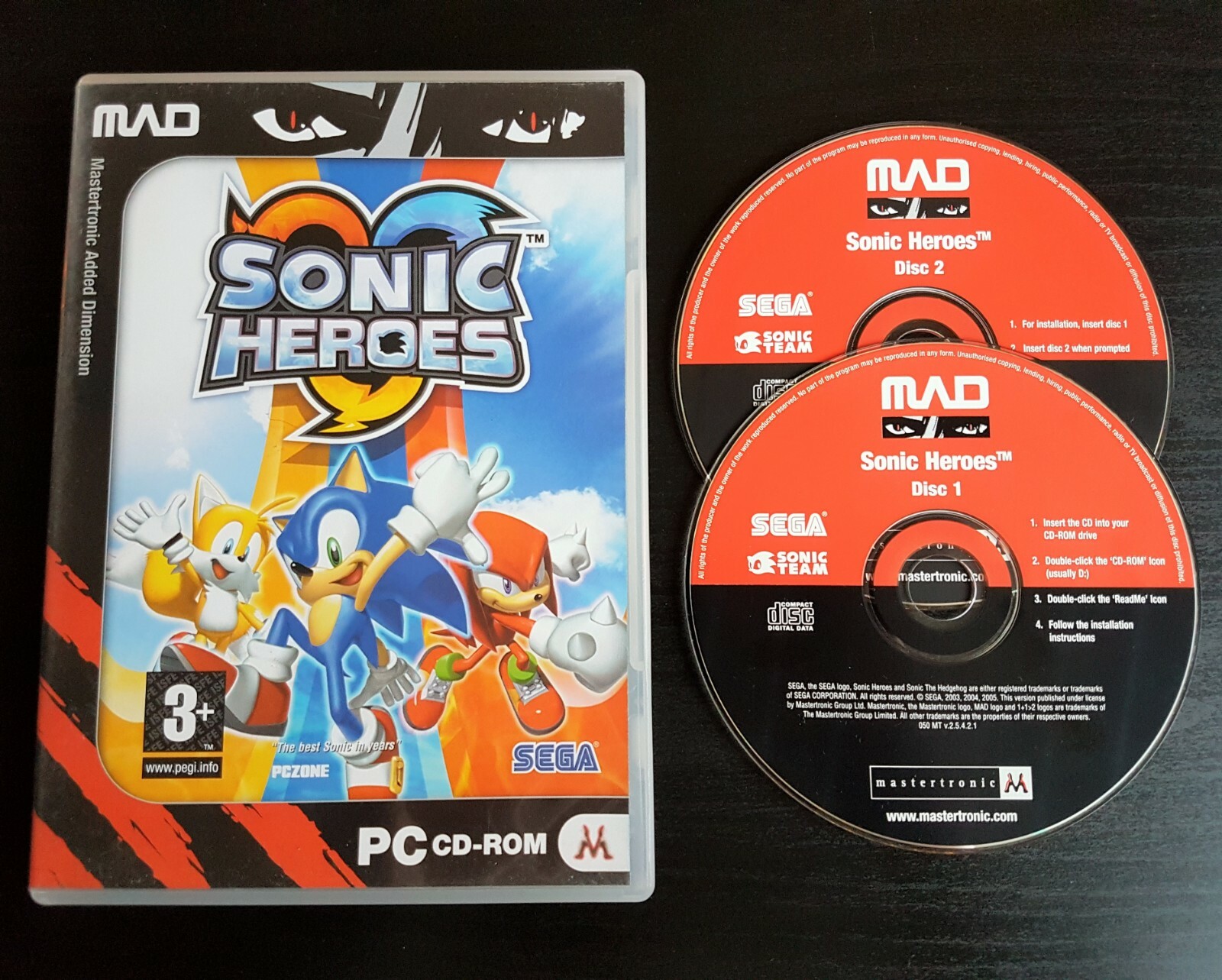 Sonic Heroes - PC CD-ROM - SEGA - MAD - Free, Fast P&P! | eBay
