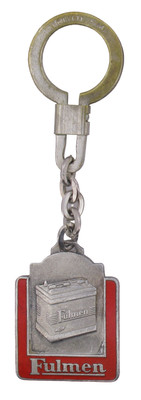 Porte-clés Keychain émail   Automobile - Batteries Fulmen