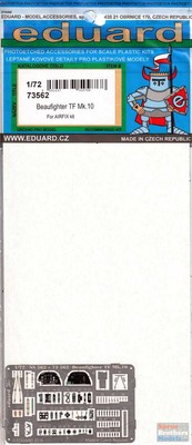 EDU73562 1:72 Eduard Color PE - Beaufighter TF Mk.X Detail Set (AFX kit)