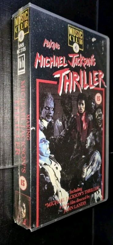 Michael Jackson Vhs Making Of Thriller Video Tape Clip Pal Uk 