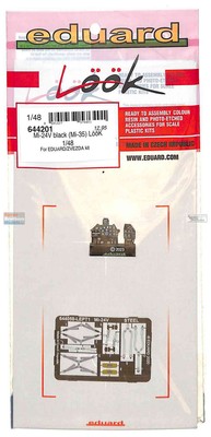EDU644201 1:48 Eduard Look - Mi-24V Mi-35 Hind Black Detail Set (EDU/ZVE kit)