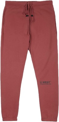 G-West Mens Lifestyle Premium Jogger Pants-RED-XS