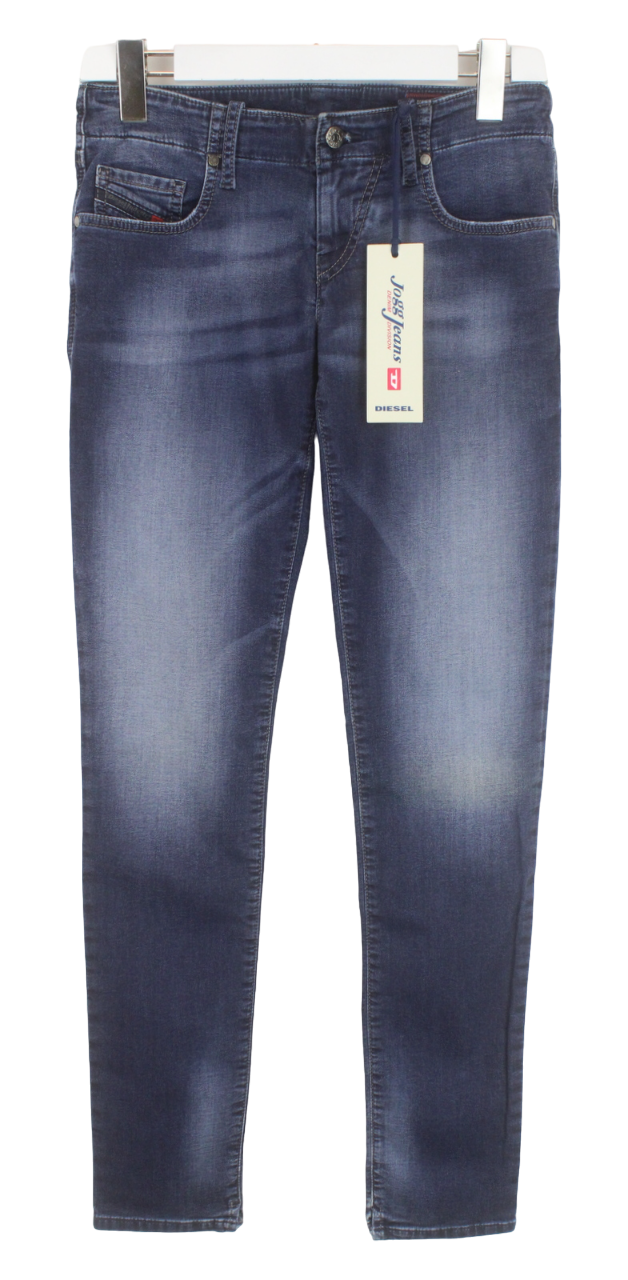 Nyです。 DIESEL Grupee-Ne 0674Y Jogg Jeans Women's W27 Whiskers Slim