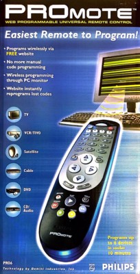 BRAND NEW Philips PROMOTE PRO6 Web Programmable Universal Remote Control