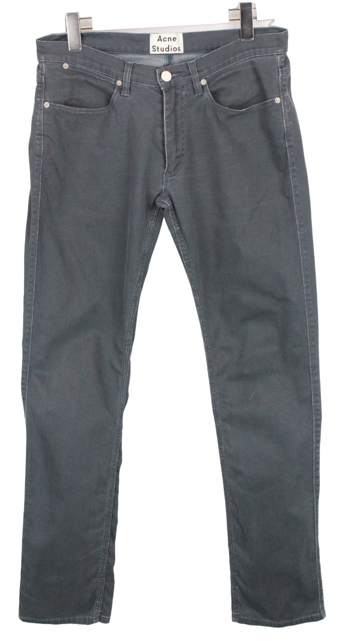 Acne Studios デニム　W31 L32 ACNE STUDIOS Max Darko Jeans Men's W31/L32 Straight Fit Zip