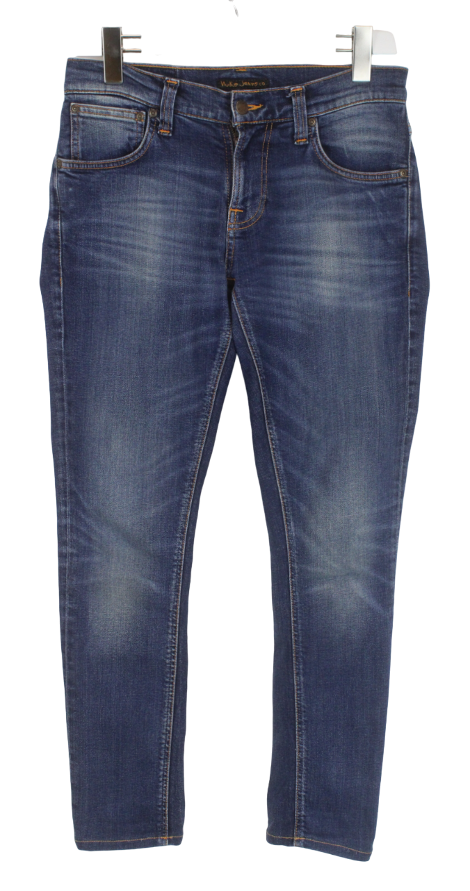 （新品未使用） Nudie Jeans Tight Terry W28 L32 NUDIE Tight Terry Mid Used Saver Jeans Men's W28 L28 Zip