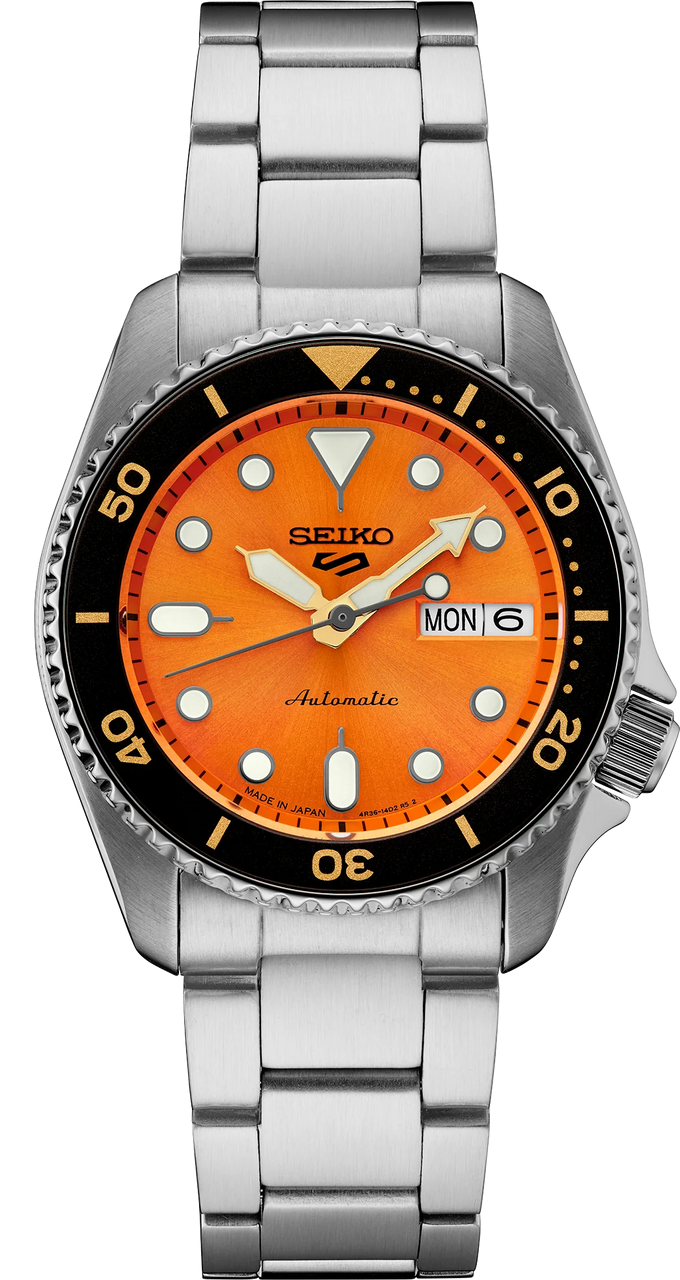 Pre-owned Seiko Srpk35 5 Sports 38mm Automatic Watch