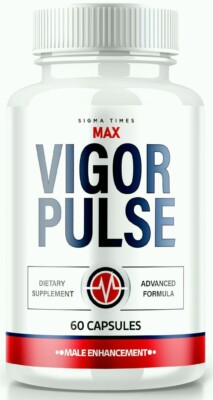 Max Vigor Pulse Male Health Supplement to Boost Stamina & Libido Naturally 60ct