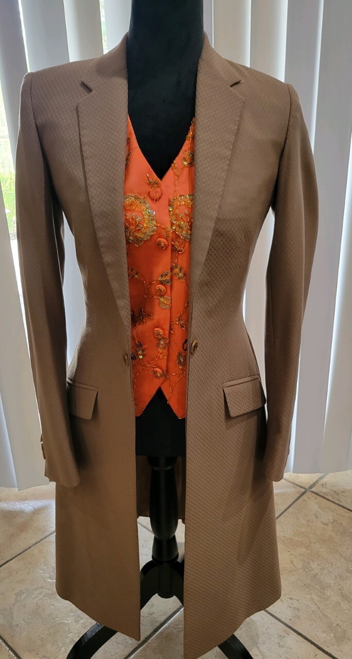 Show Seasons Carmel Brown Saddle Seat suit( kw)