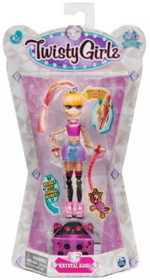 Twisty Girlz Krystal Kool Childs 5'' Toy w/ Secret Pet Box Bracelet Series 1 NEW
