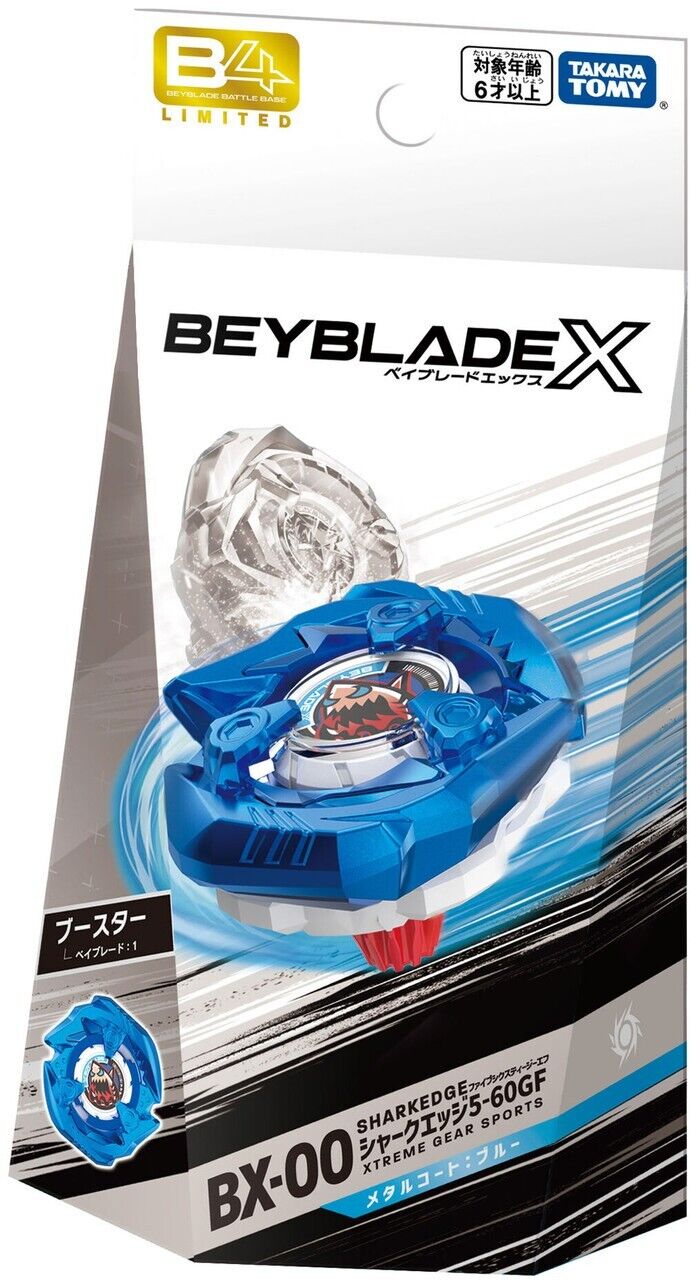 TAKARA TOMY BEYBLADE X BX-00 BXG-06 SHARK EDGE 5-60GF B4 TAKARA TOMY BEYBLADE X BX-00 BXG-06 SHARK EDGE 5-60GF B4