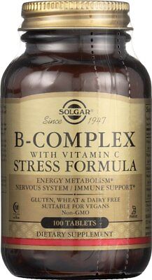 Solgar B-Complex with Vitamin C Stress Formula* 100 Tablets