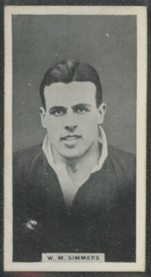 1930 WD & HO Wills British Rugby Players #5 W.M. Simmers