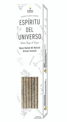 Espiritu del Universo White Sage & Copal 10 Pack Natural Incense Sticks