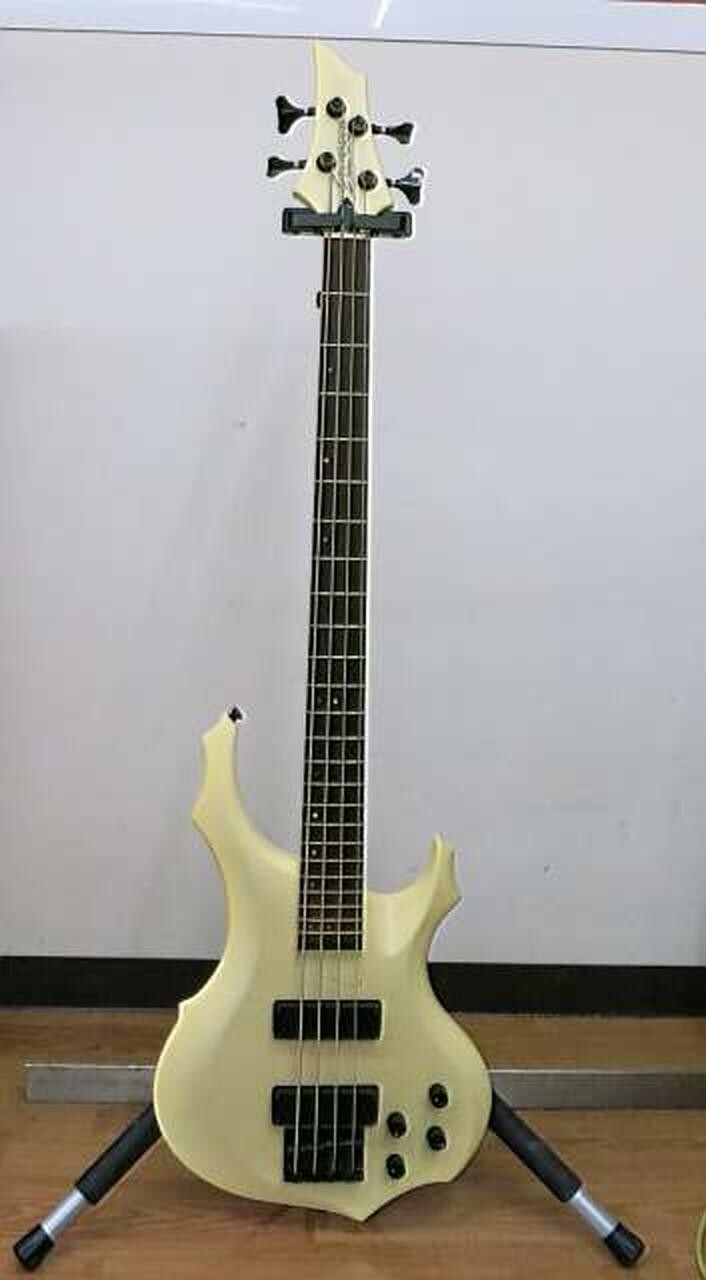ベース EDWARDS E-T98FR Edwards E-T98FR Tetsuya See-through White Used Electric Bass