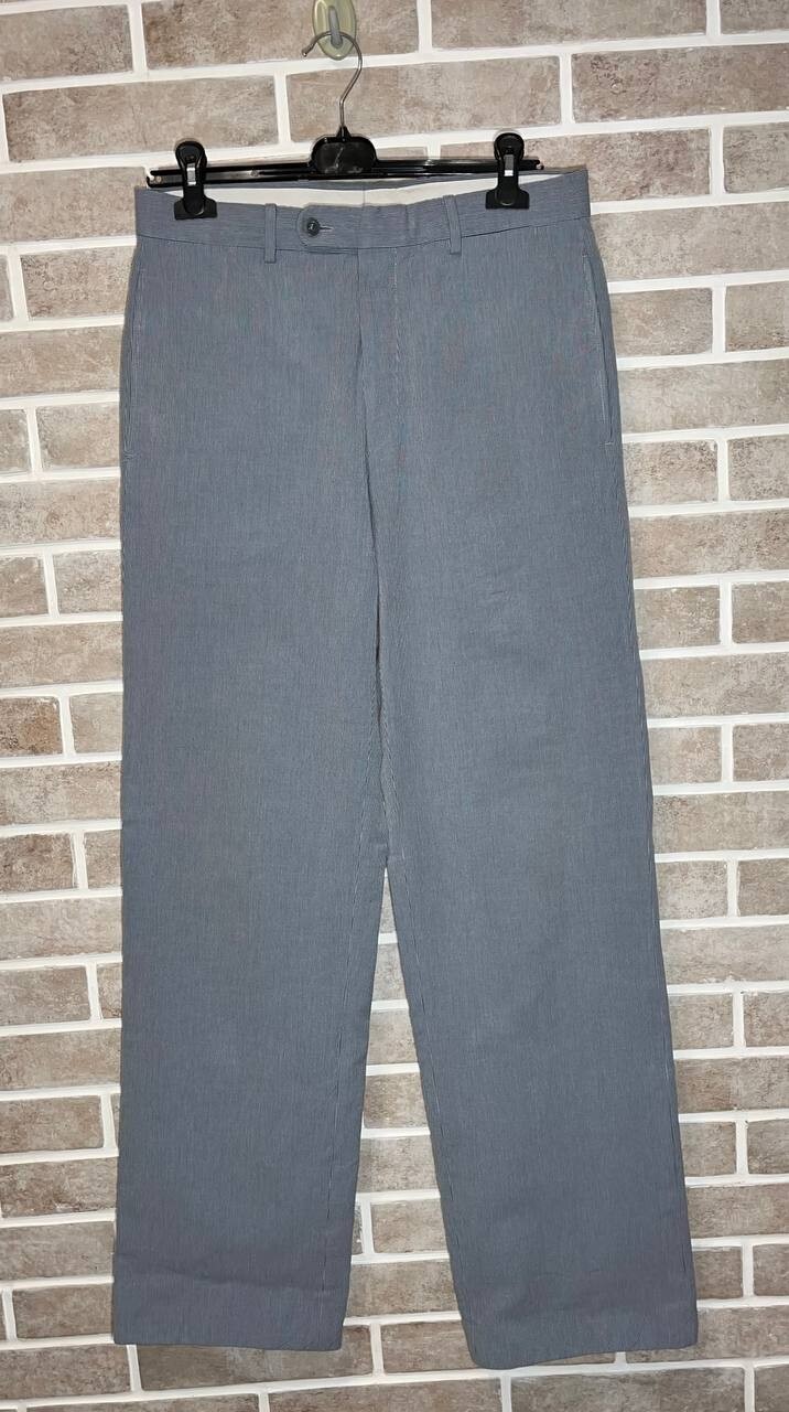 Hermes vintage Mens striped classic Pants Cotton luxury size Hermes vintage Mens striped classic Pants Cotton luxury size