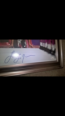 LSU AN OLYMPIC TRACK STAR LOLO JONES 16X20 FRAMED HAND SIGNED PHOTO W/JSA