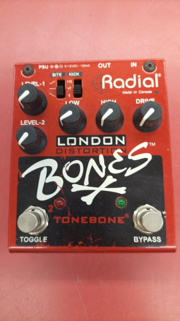 Radial London Bones Distortion ディストーション Radial Engineering Tonebone Bones London Distortion Guitar