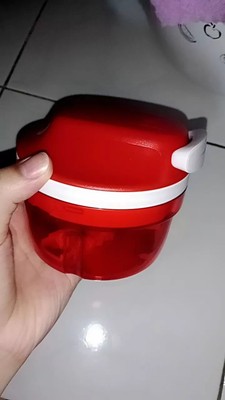 Tupperware Red Super Sonic Plastic Chopper 300ml (1) Kitchen Tool Gadget