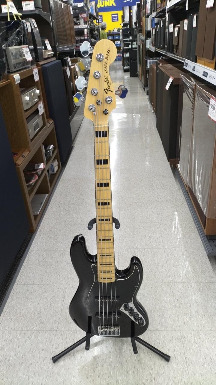 Fender American Deluxe Jazz Bass N3 Black 2010 USA 5 String