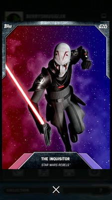 The Inquisitor 2016 Series 3 Purple/Pink Gradient 400 Star Wars Card Trader SWCT