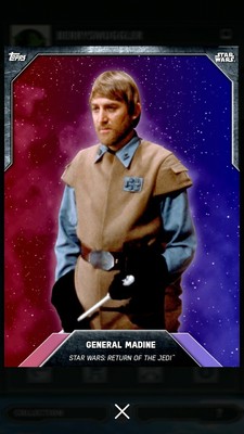 General Madine 2016 Series 3 Purple/Pink Gradient 400 Star Wars Card Trader