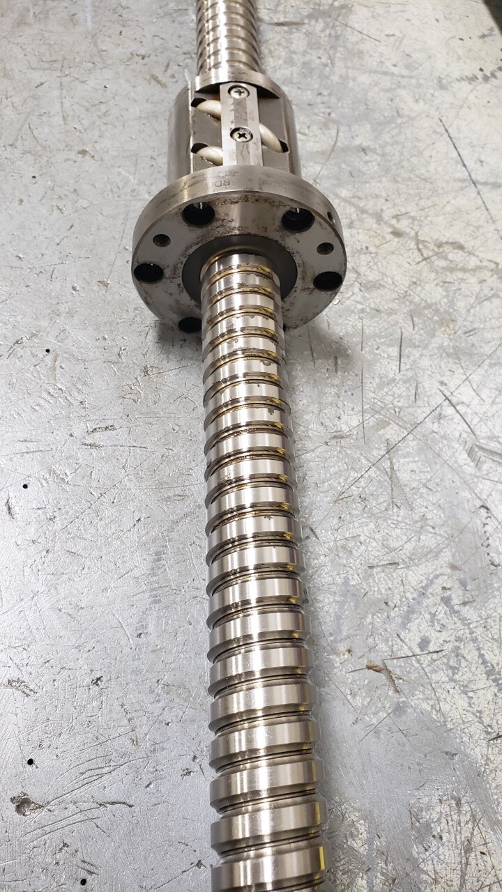 Z axis Ball Screw from Miyano BND-20S-sub spindle lathe Z axis Ball Screw from Miyano BND-20S-sub spindle lathe