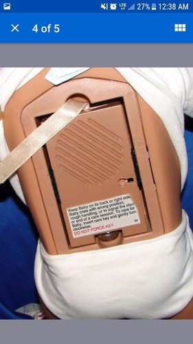 Baby Think It Over Doll G4 hispanic Girl Female W/electronics Box Tested Works