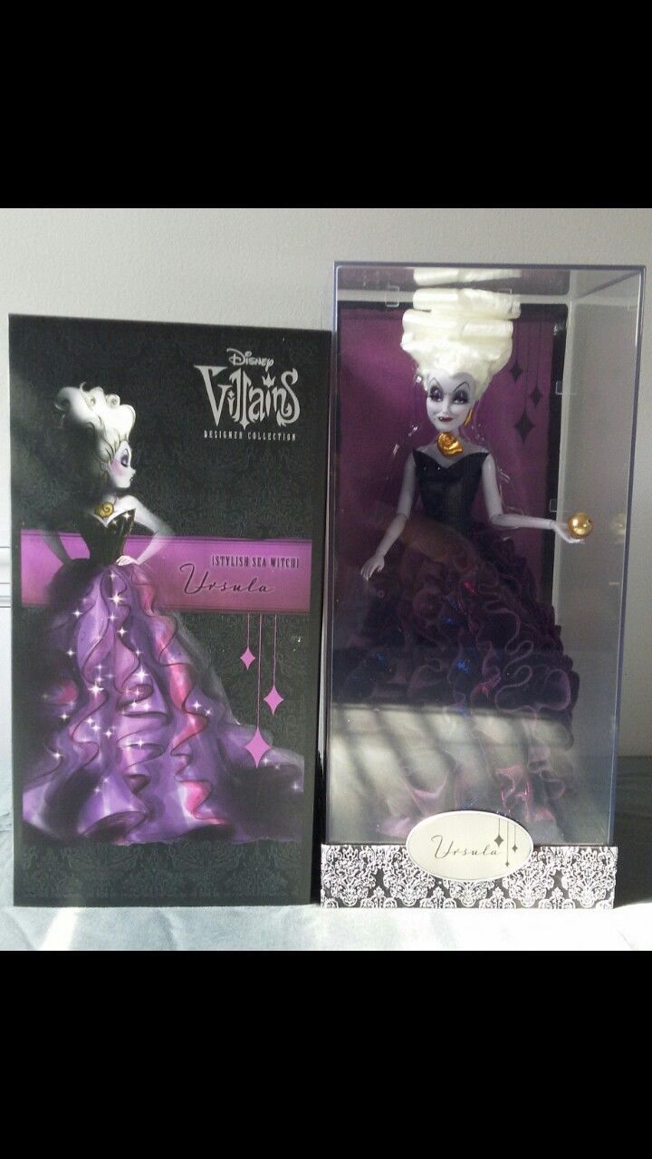 Disney Designer Villain Dolls complete set 6 dolls