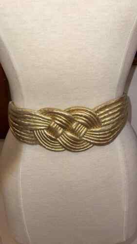 Vintage 1980’s 90’s Gold lame’ Goddess belt