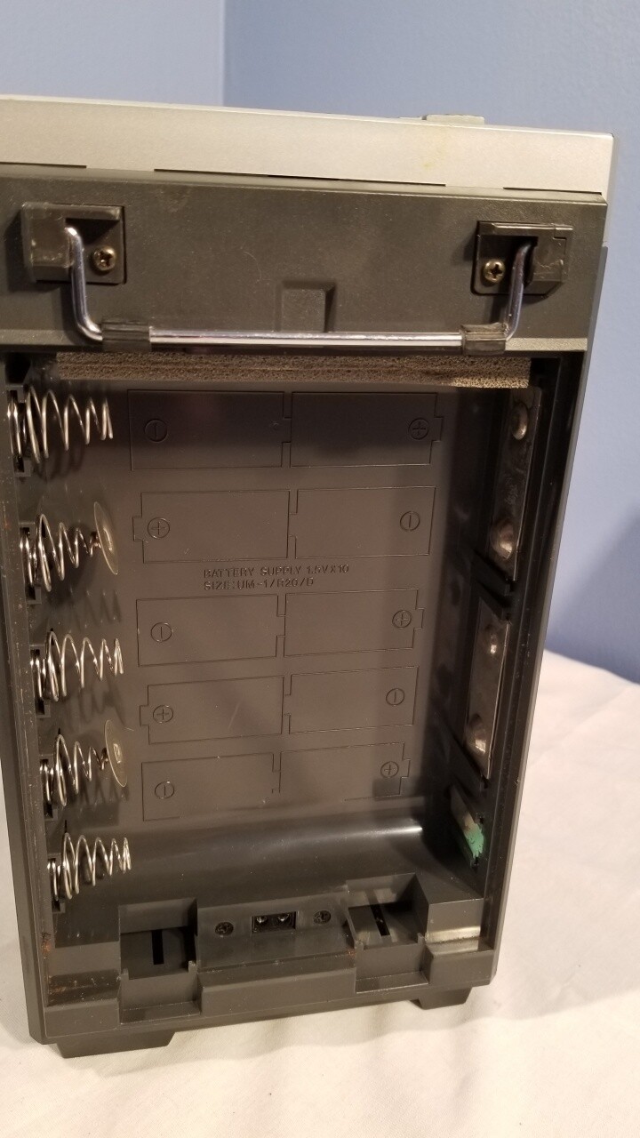 Vintage TMK Toyomenka Portable Color TV Model 755C Not Tested.