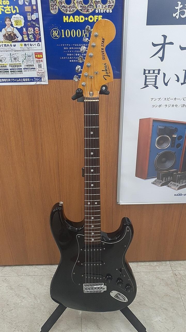 TOKAI SS-38シルバースター Tokai Silver Star SS 38 1980's Black Guitar For Sale Rickguitars