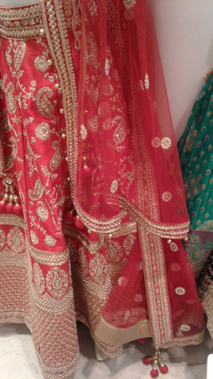 Sabyasachi Replica Red Wedding Lehenga BRAND NEW NEVER USED OR WORN!