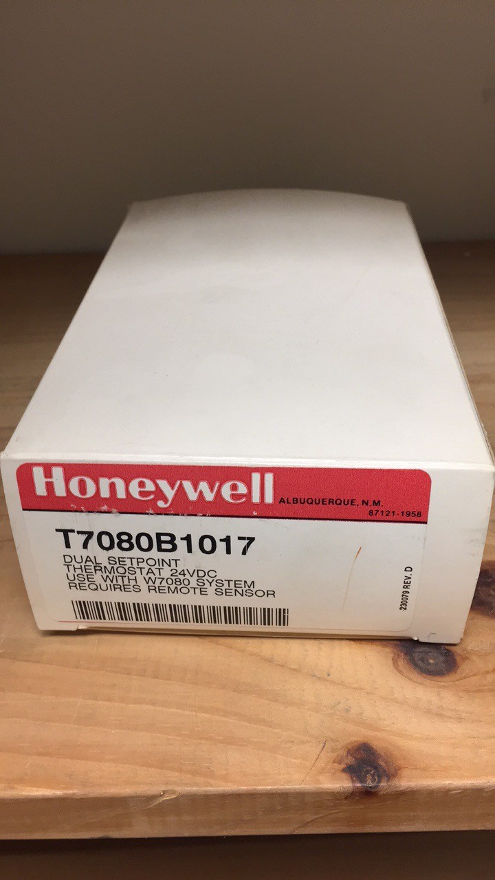 HONEYWELL T7080B1017 ELECTRONIC DUAL SETPOINT THERMOSTAT FOR USE WITH W7080
