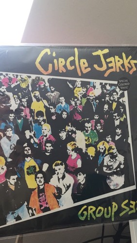 CIRCLE JERKS Group Sex LP Record Album - Colored Vinyl