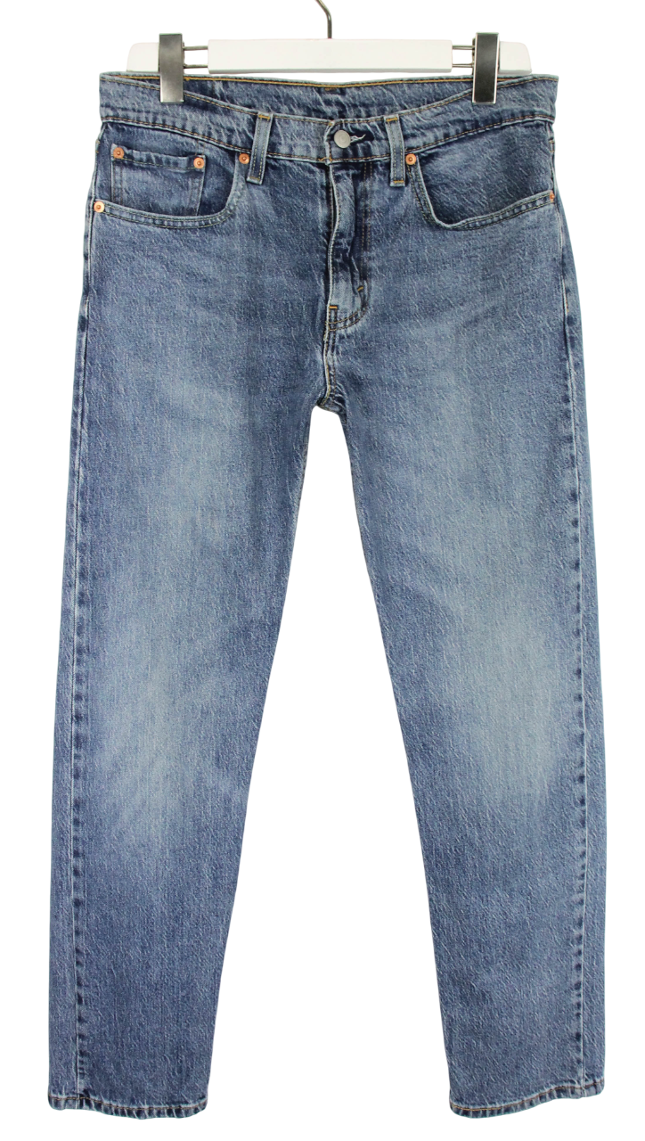 LEVI'S 502 Jeans Men's W32/L32 Blue Denim Tapered Fit Faded