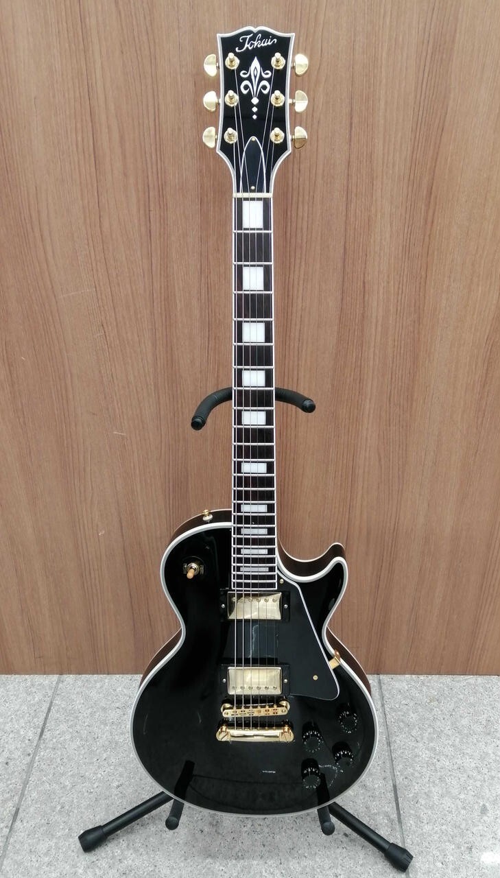 ギター Tokai LC156S BB Tokai LC156S BB Vintage Series Black Gold Hardware Made in
