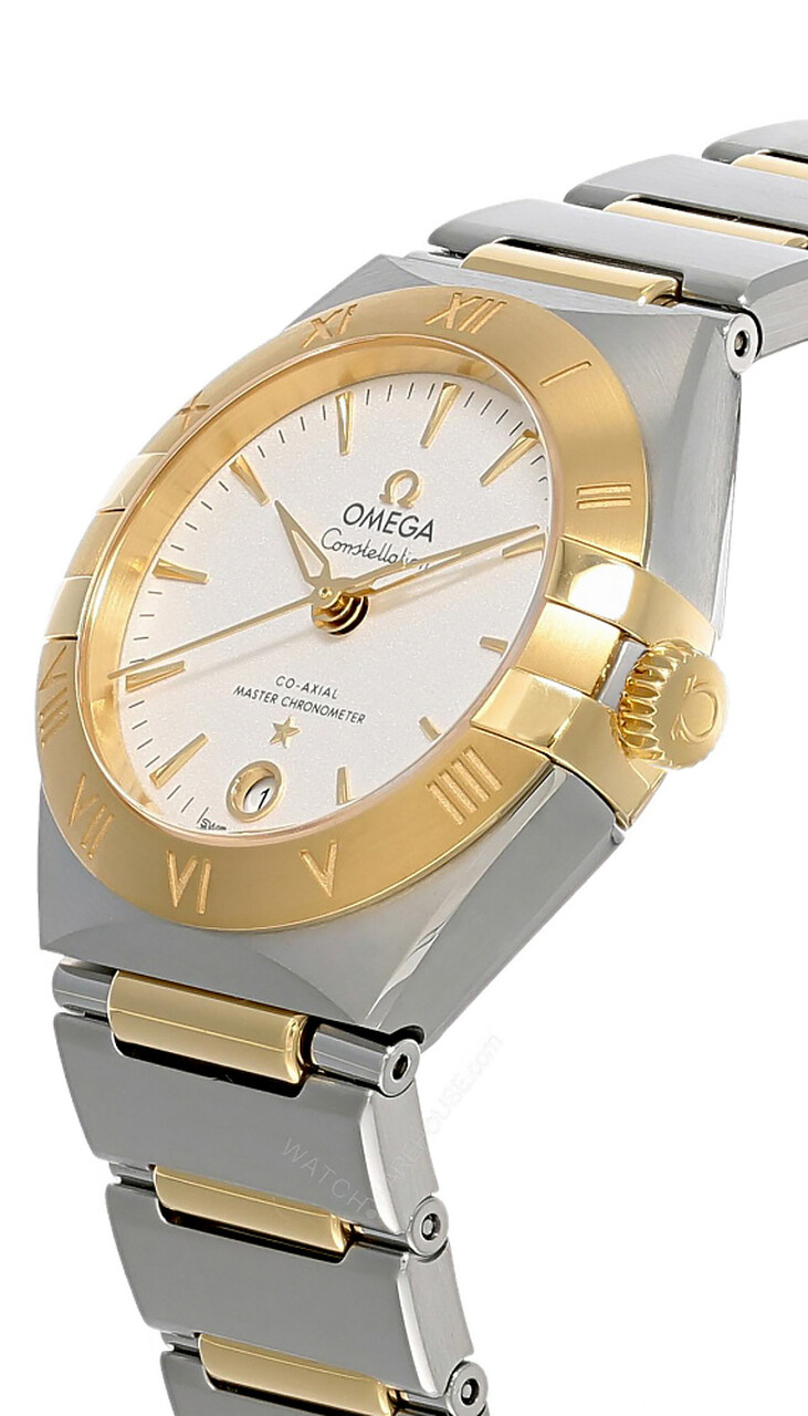 Pre-owned Omega Constellation 18k Yellow Gold 29mm Auto Women's Watch 131.20.29.20.02.002