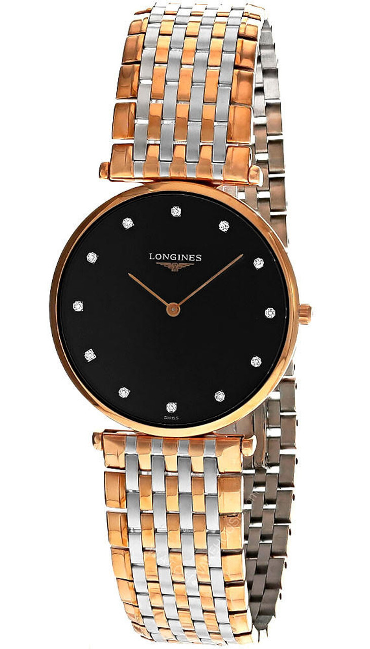 Longines La Grande Classique 36MM Quartz Black Dial Women's