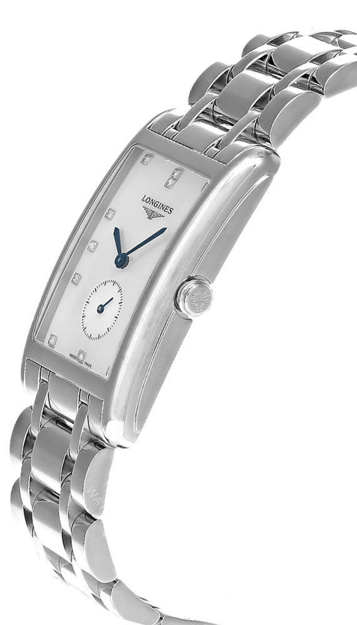 Pre-owned Longines Dolcevita Quartz 25mm Mop Dial Women's Watch L5.755.4.87.6
