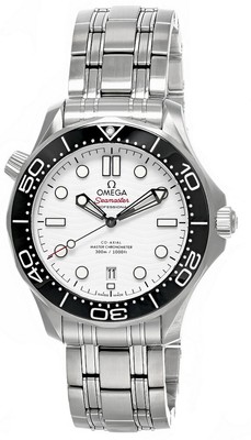New Omega Seamaster Diver 300M Co-Axial 42MM SS Men's Watch 210.30.42.20.04.001