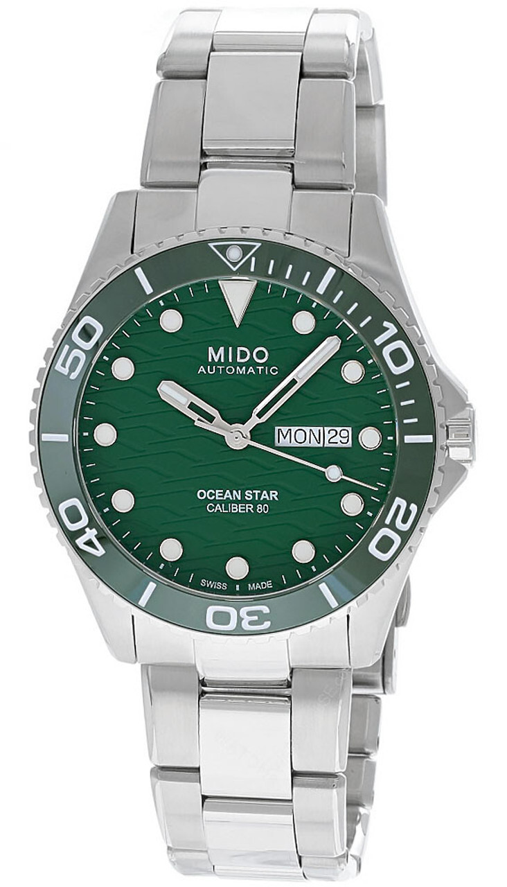 MIDO Ocean Star 200C 42.5MM AUTO SS Green Dial Men's Watch