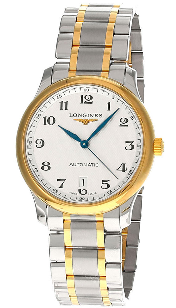 Pre-owned Longines Master Collection 38.5mm Auto Yellow-gold Ss Men's Watch L2.628.5.78.7